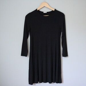 Forever 21 Black Long Sleeve Dress